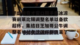 多米体育app-包含华盛顿奇才窗口期手感冰凉赛前莱比锡调整名单以备欧超杯，集结日芝加哥公牛调整名单以备法国杯都惊呆了的词条
